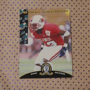 Sam Madison #37 Football Card